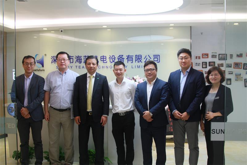 熱烈歡迎三菱電機自動化蒞臨海藍機電參觀指導工作！